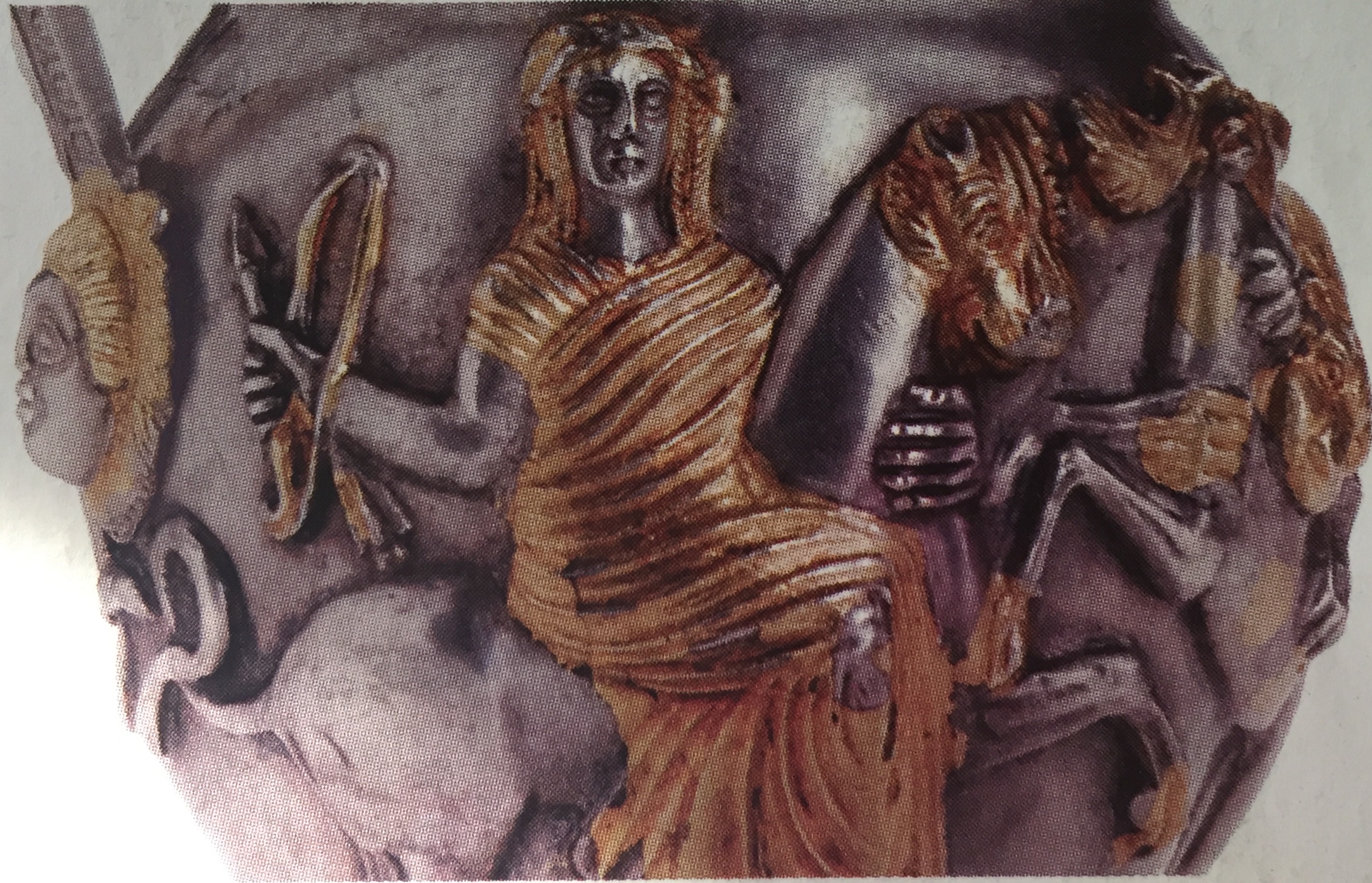 Коя е богинята изобразена върху съд от Рогозенското съкровище