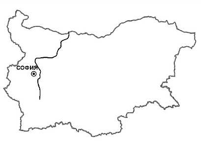 Коя река е изобразена на картата