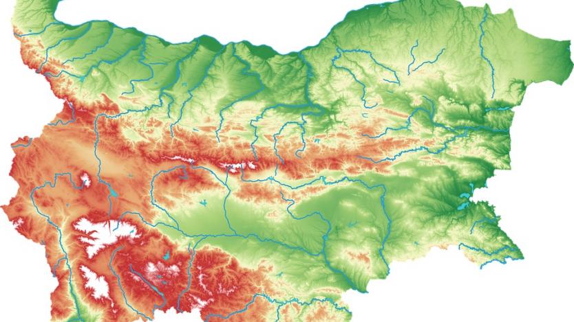 Защо Дунавската равнина и Горнотракийската низина са оцветени със зелен цвят на географската карта